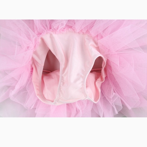 Revolution Dancewear Girls’ Fairy Tutu Costume Pink, Teal & Green Glitter Size L - Picture 13 of 13